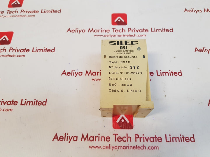 Silec rs1g safety relays