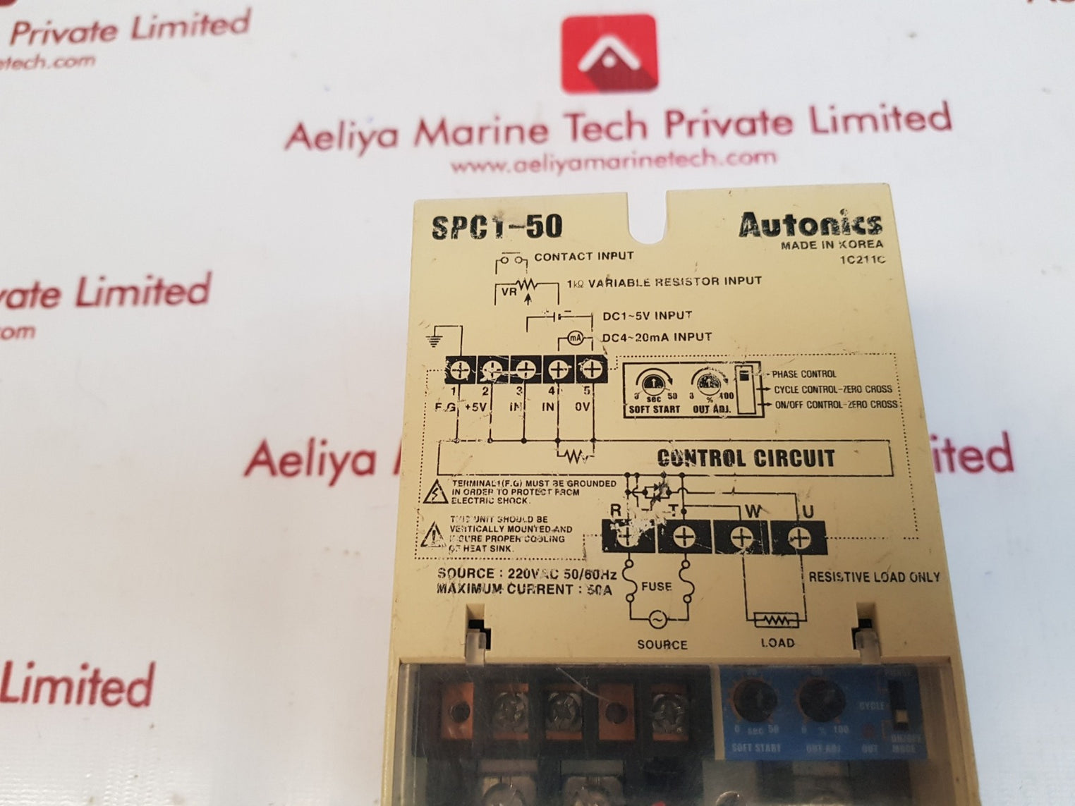 Autonics spc1-50 power controller 