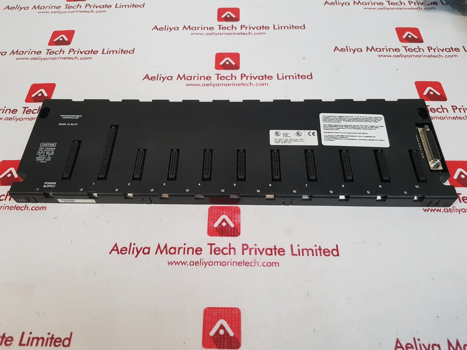 Ge fanuc ic693chs391j base 10 slot programmable controller