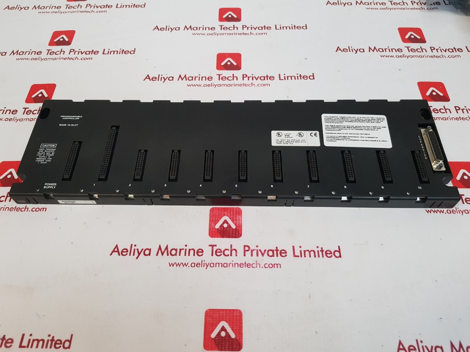 Ge fanuc ic693chs391j base 10 slot programmable controller