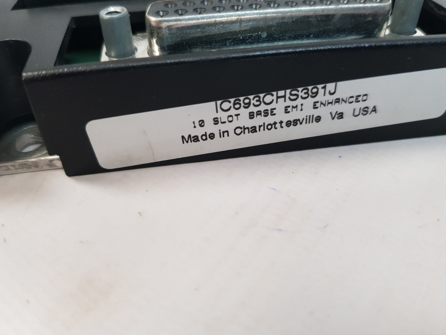 Ge fanuc ic693chs391j base 10 slot programmable controller