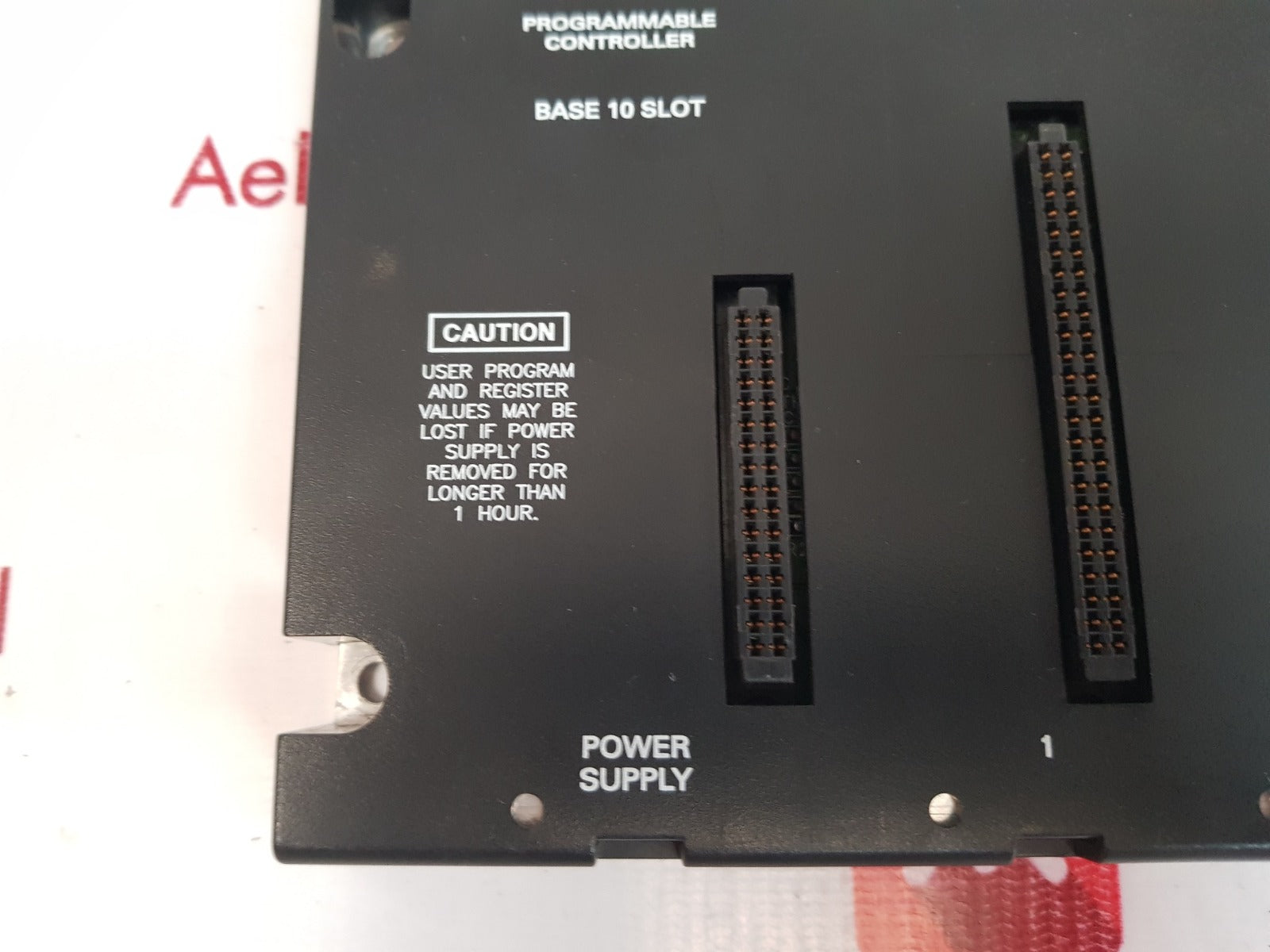Ge fanuc ic693chs391j base 10 slot programmable controller