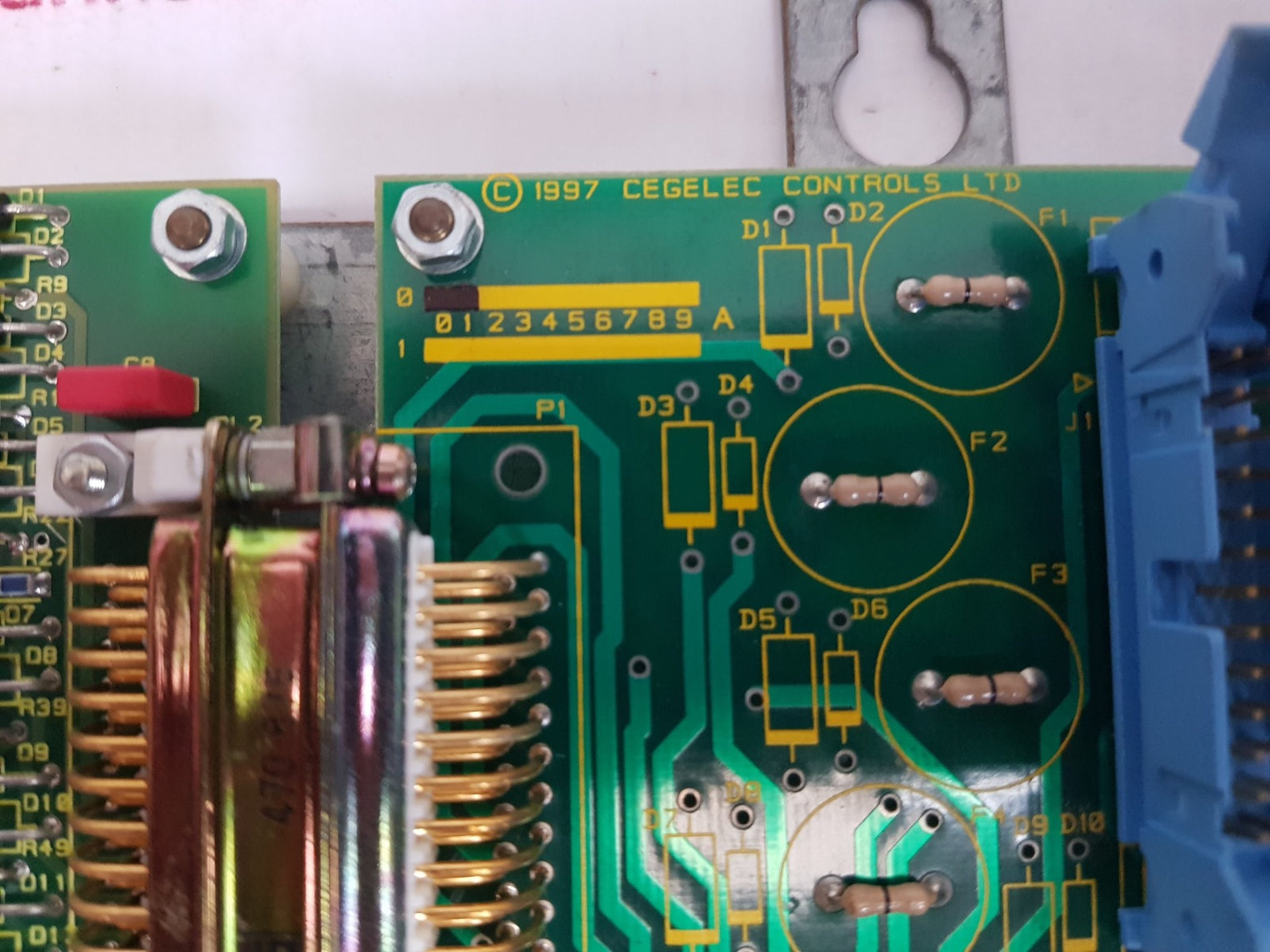 Cegelec 20x4504 pc board 20x4504a1l