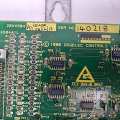Cegelec 20x4504 pc board 20x4504a1l