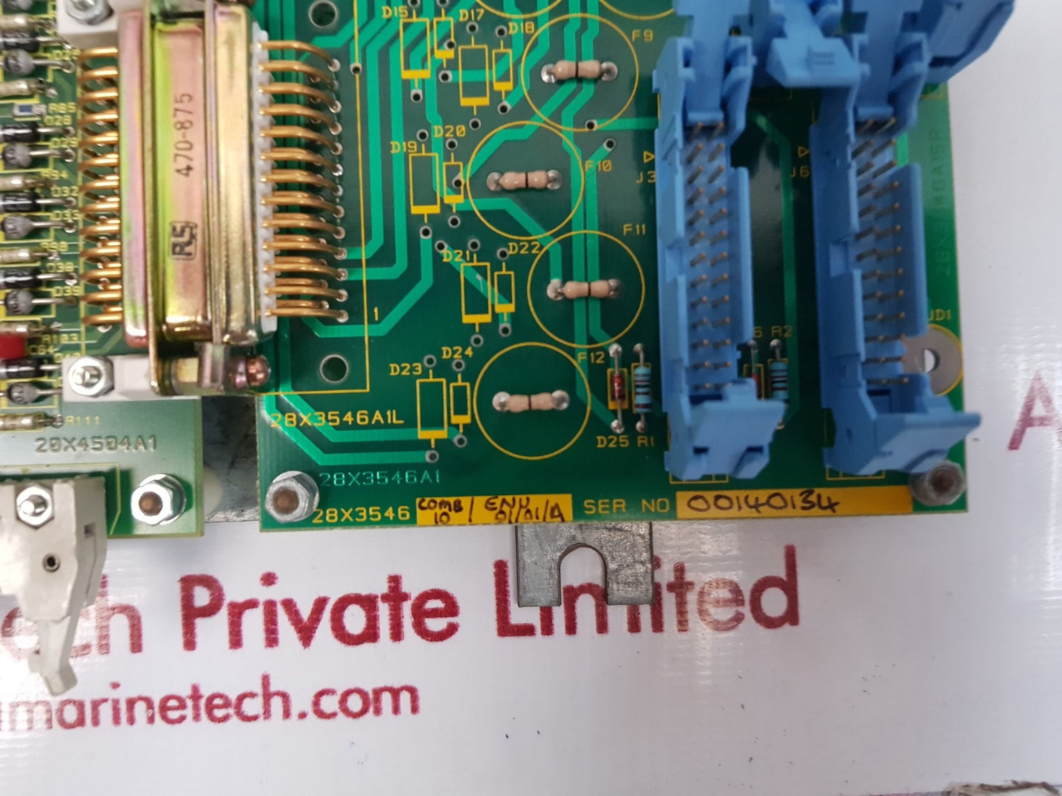 Cegelec 20x4504 pc board 20x4504a1l