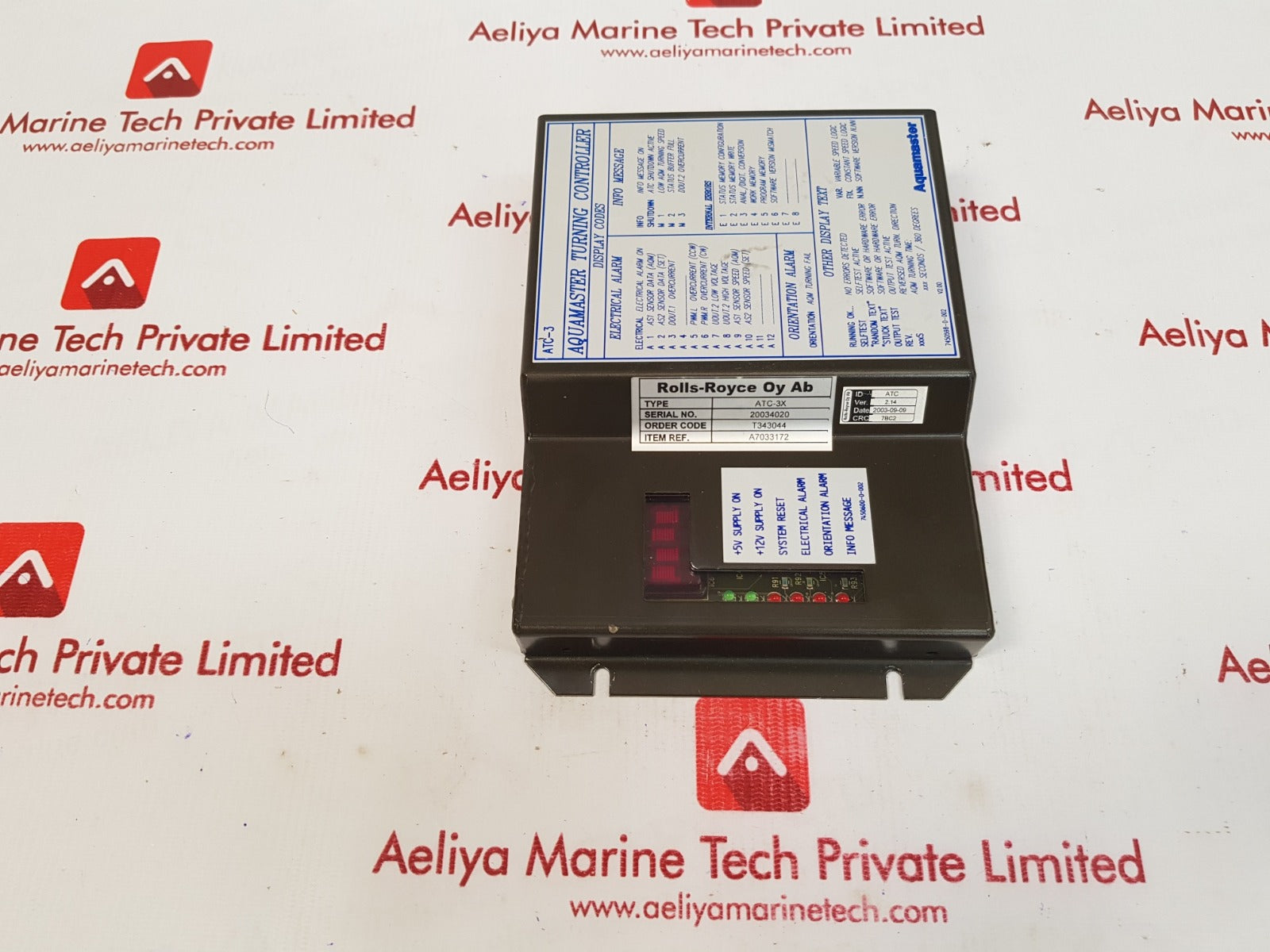 Rolls-royce atc-3x aquamaster turning controller