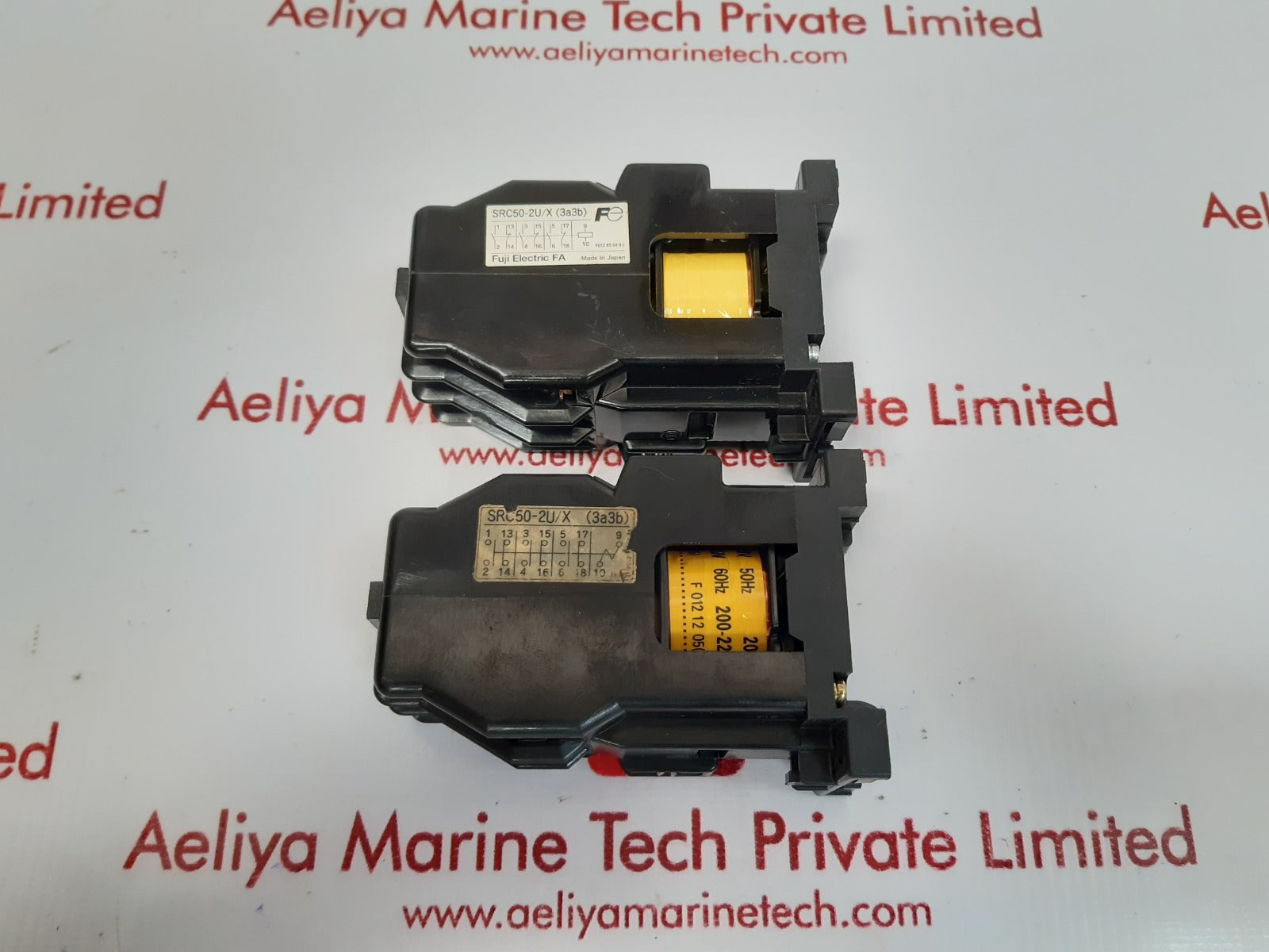 Fuji src50-2u/x (3a3b) auxiliary relay coil voltage 200/200-220v 50/60hz