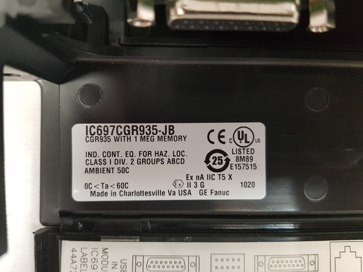 Ge fanuc ic697cgr935-jb central processor unit