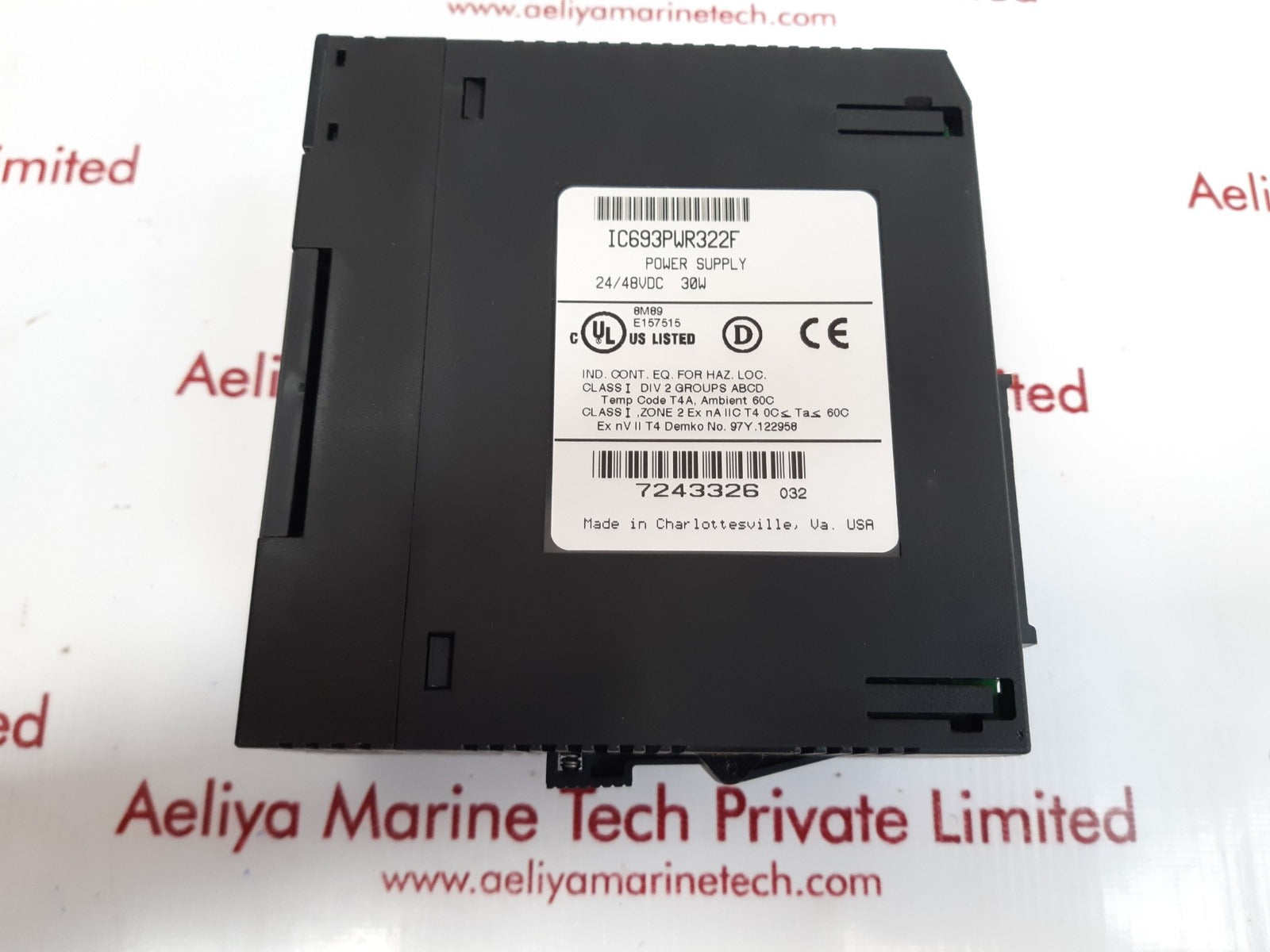 Ge fanuc ic693pwr322f 30w power supply