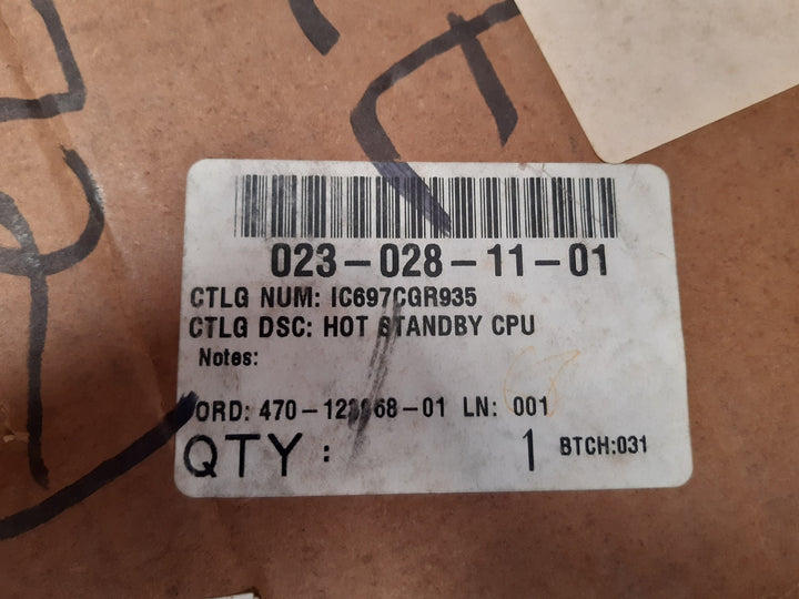 Ge fanuc ic697cgr935-hb central processor unit