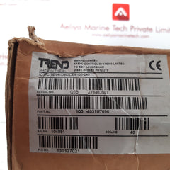 Trend iq3xcite/96/xnc/lan/100-240 controller