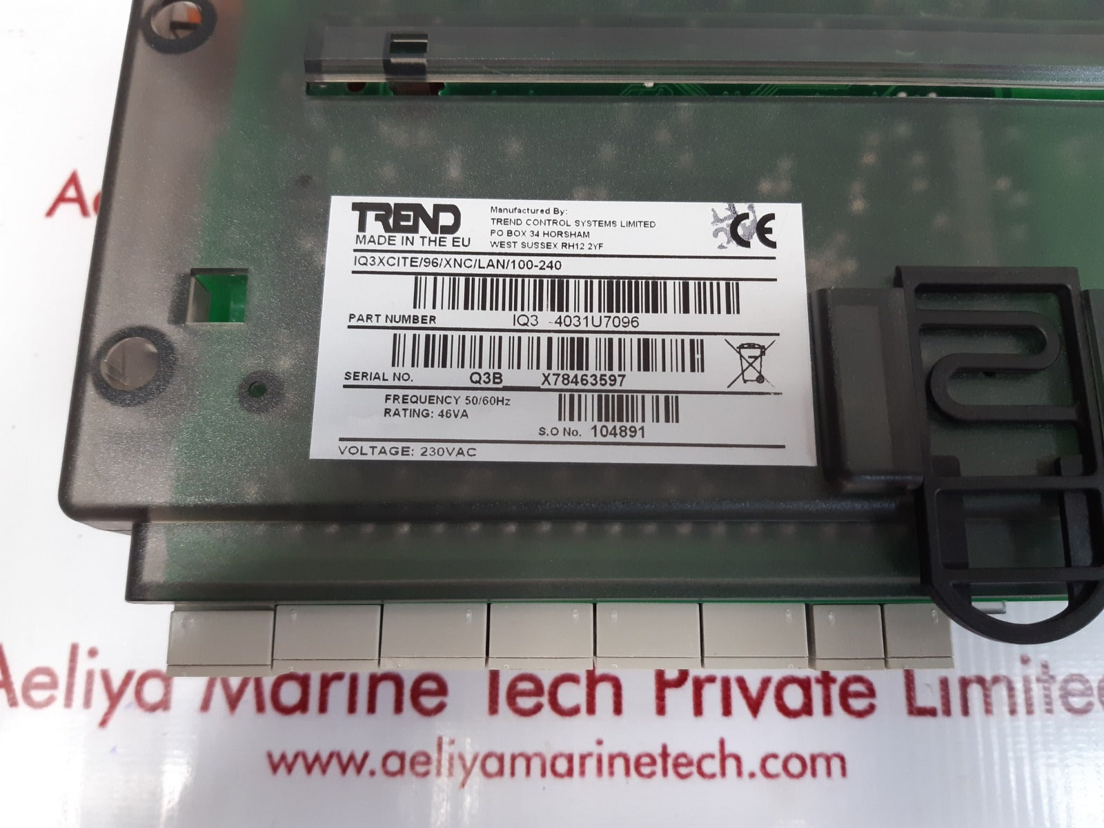 Trend iq3xcite/96/xnc/lan/100-240 controller
