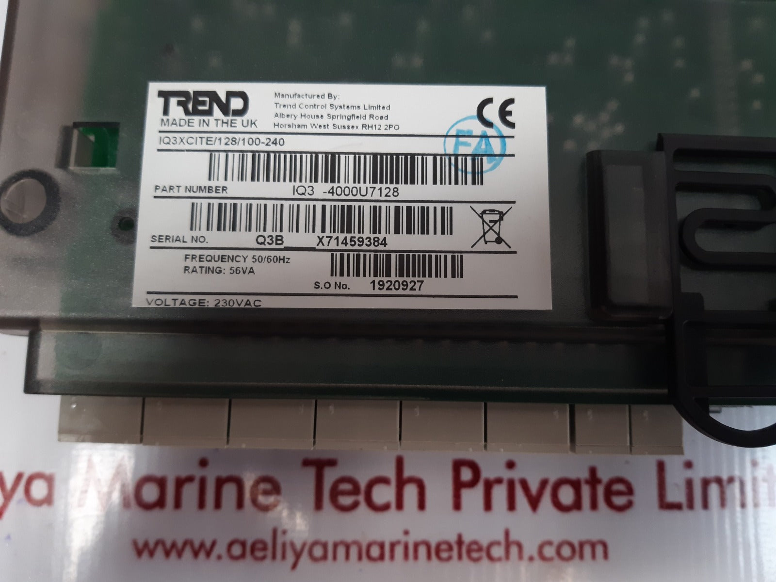 Trend iq3xcite/128/100-240 web enabled controller 230vac 