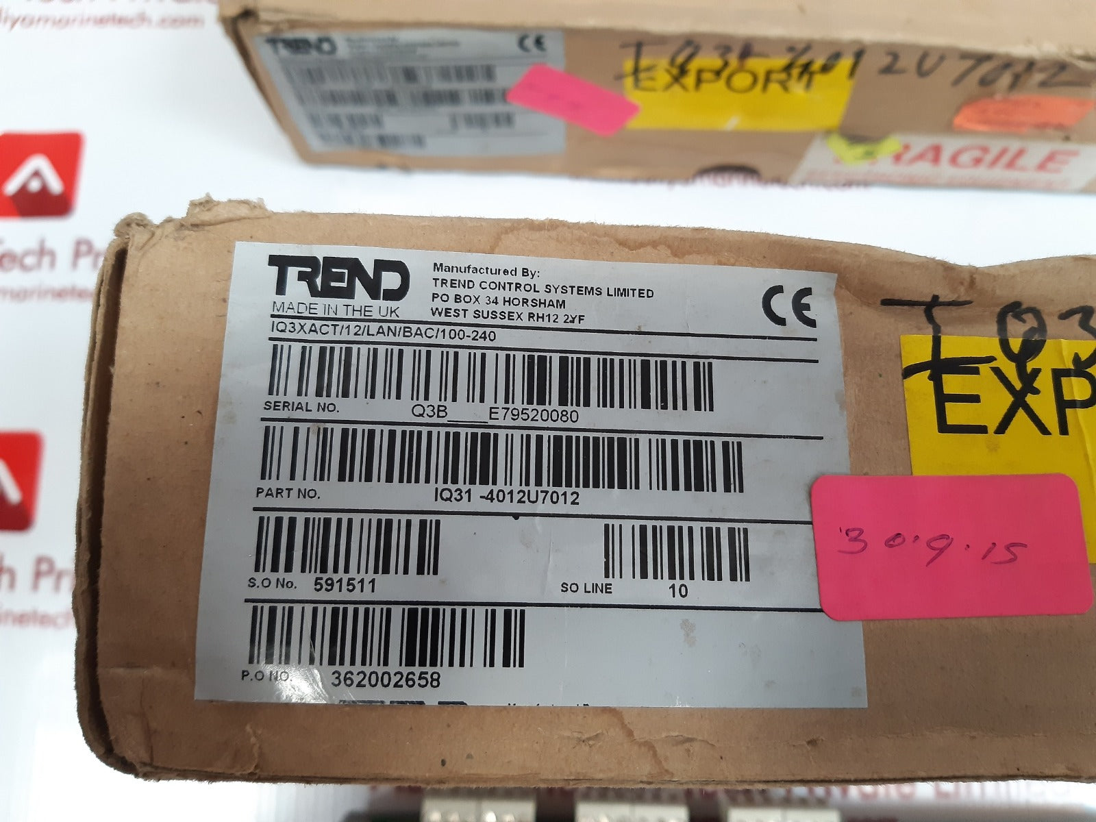 Trend iq3xact/12/lan/bac/100-240 controller iq31-4012u7012