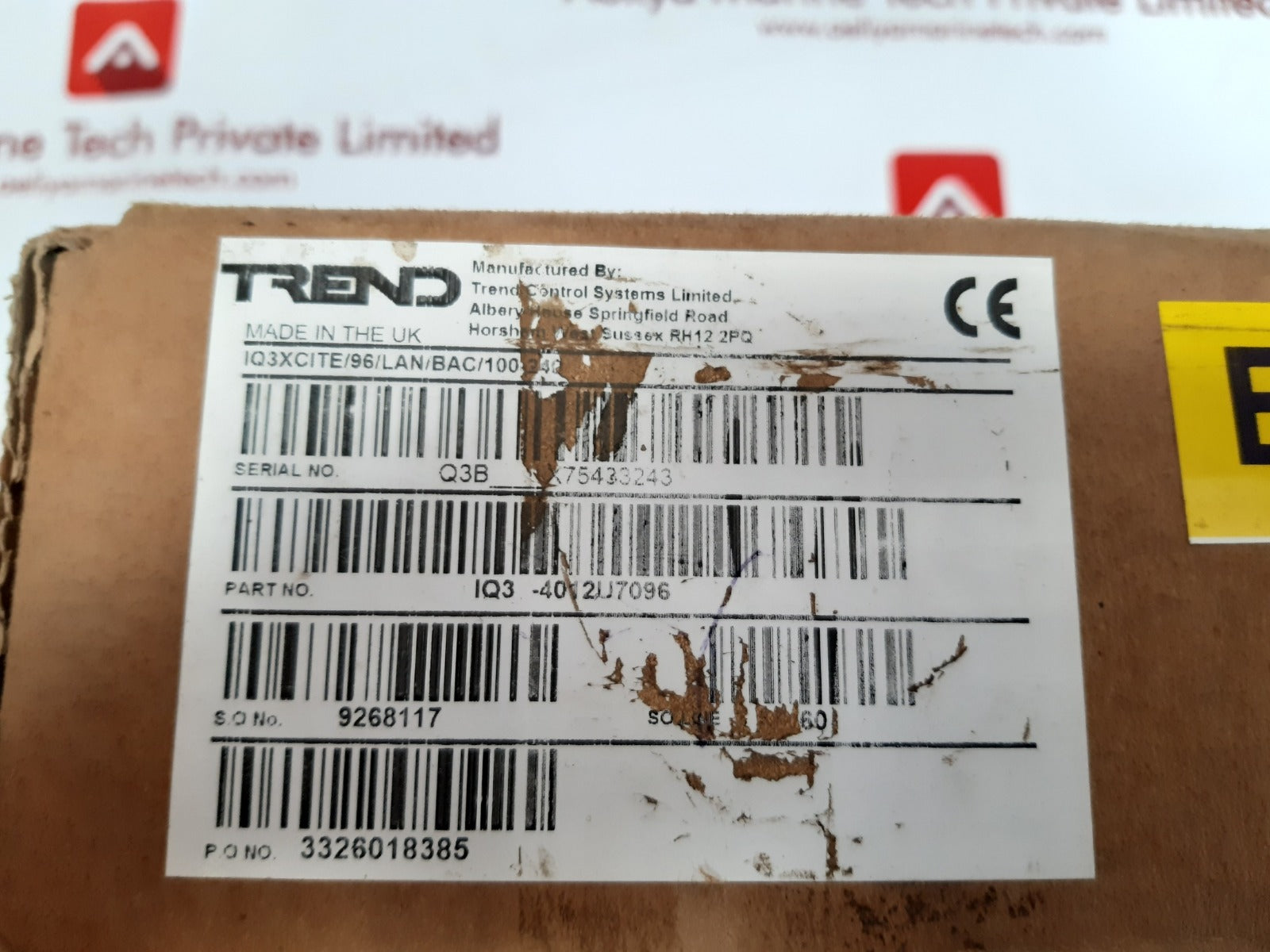 Trend iq3xcite/96/lan/bac/100-240 controller iq3-4012u7096