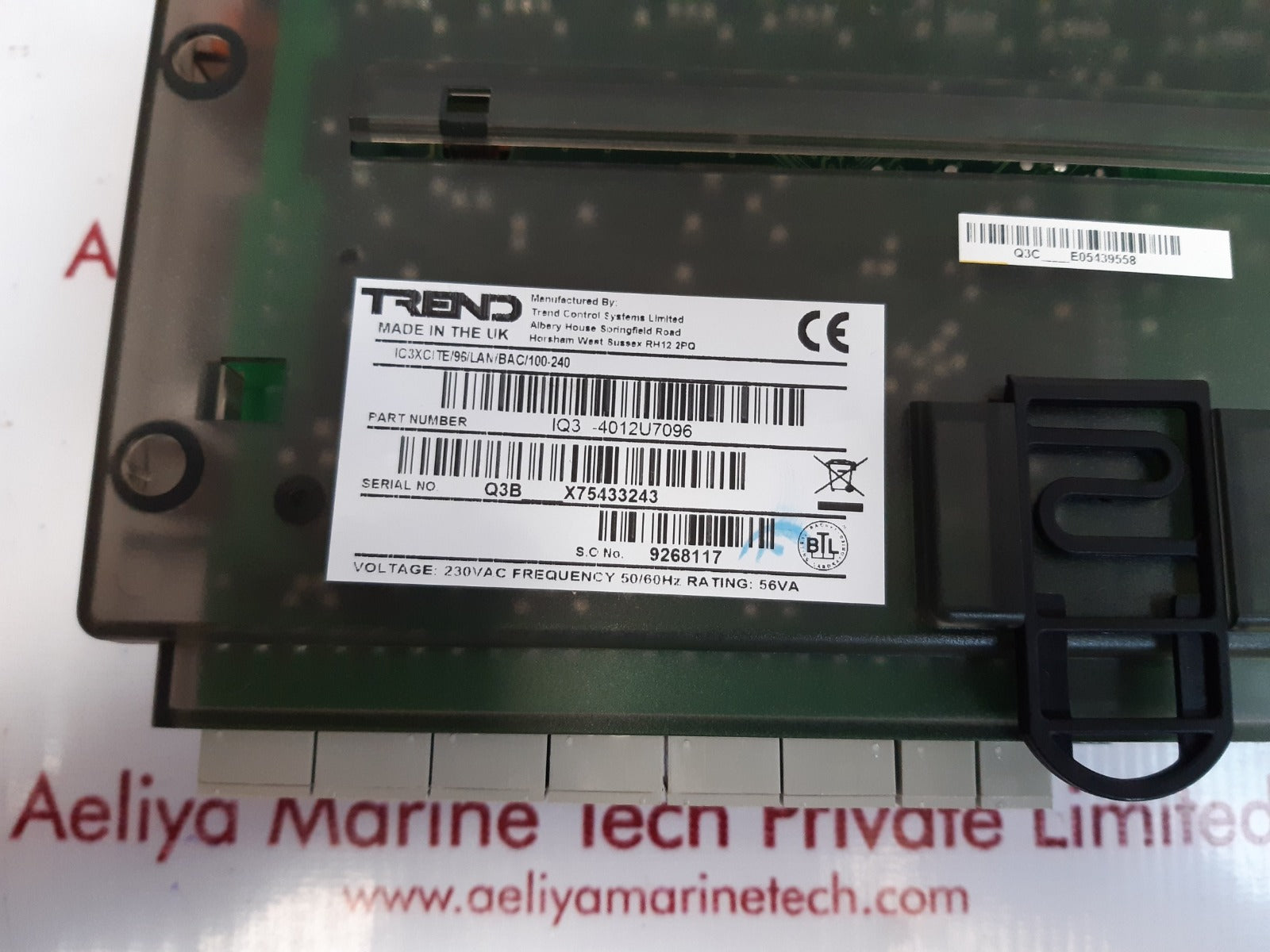 Trend iq3xcite/96/lan/bac/100-240 controller iq3-4012u7096