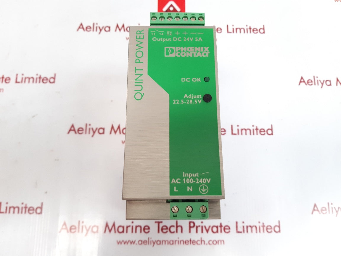 Phoenix contact quint-ps-100-240ac/24dc/5 power supply rev.21