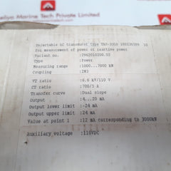 Deif tas-331dg  100136589.10 selectable transducer