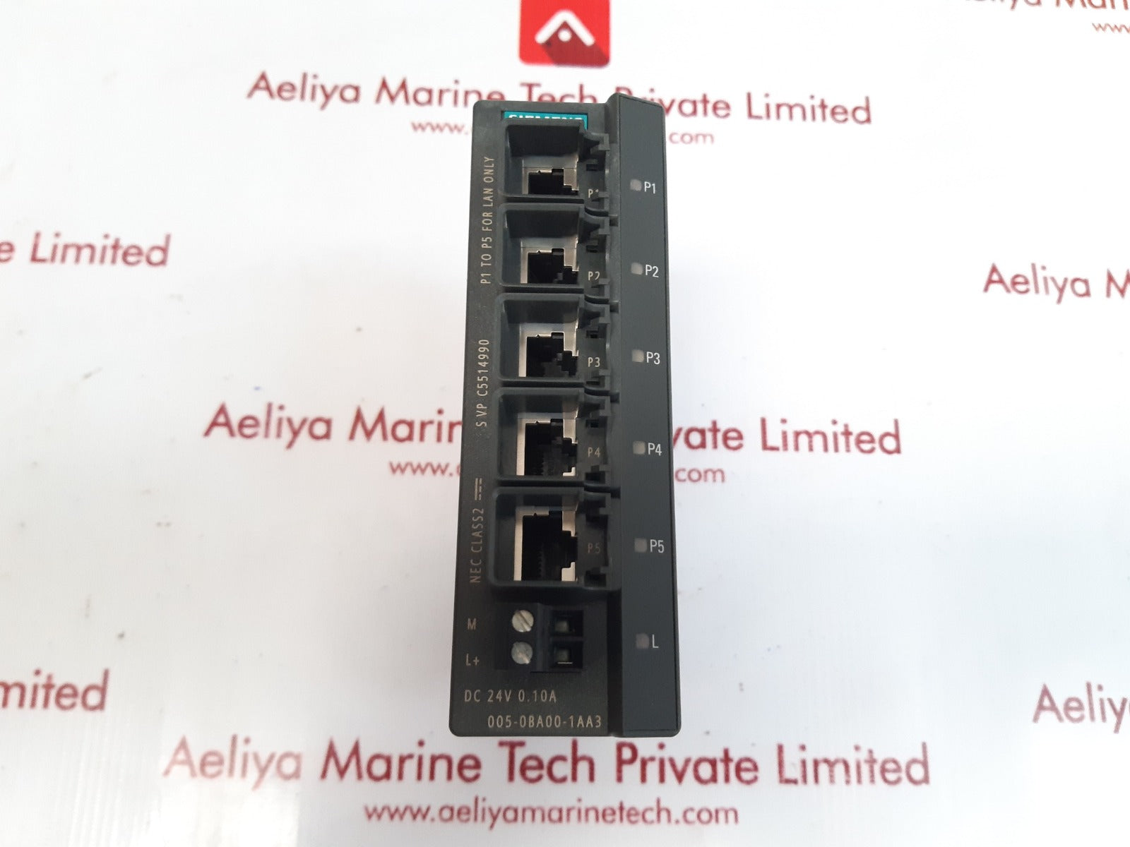 Siemens 6gk5005-0ba00-1aa3 scalance x005 ethernet switch 