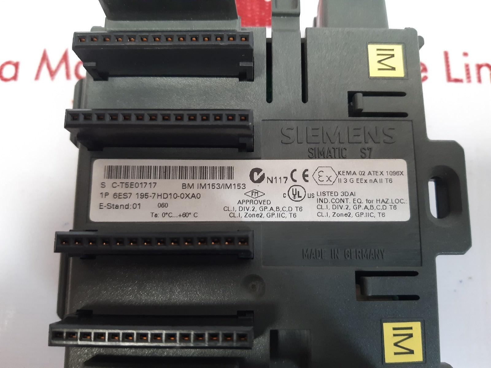 Siemens 6es7 195-7hd10-0xa0 module