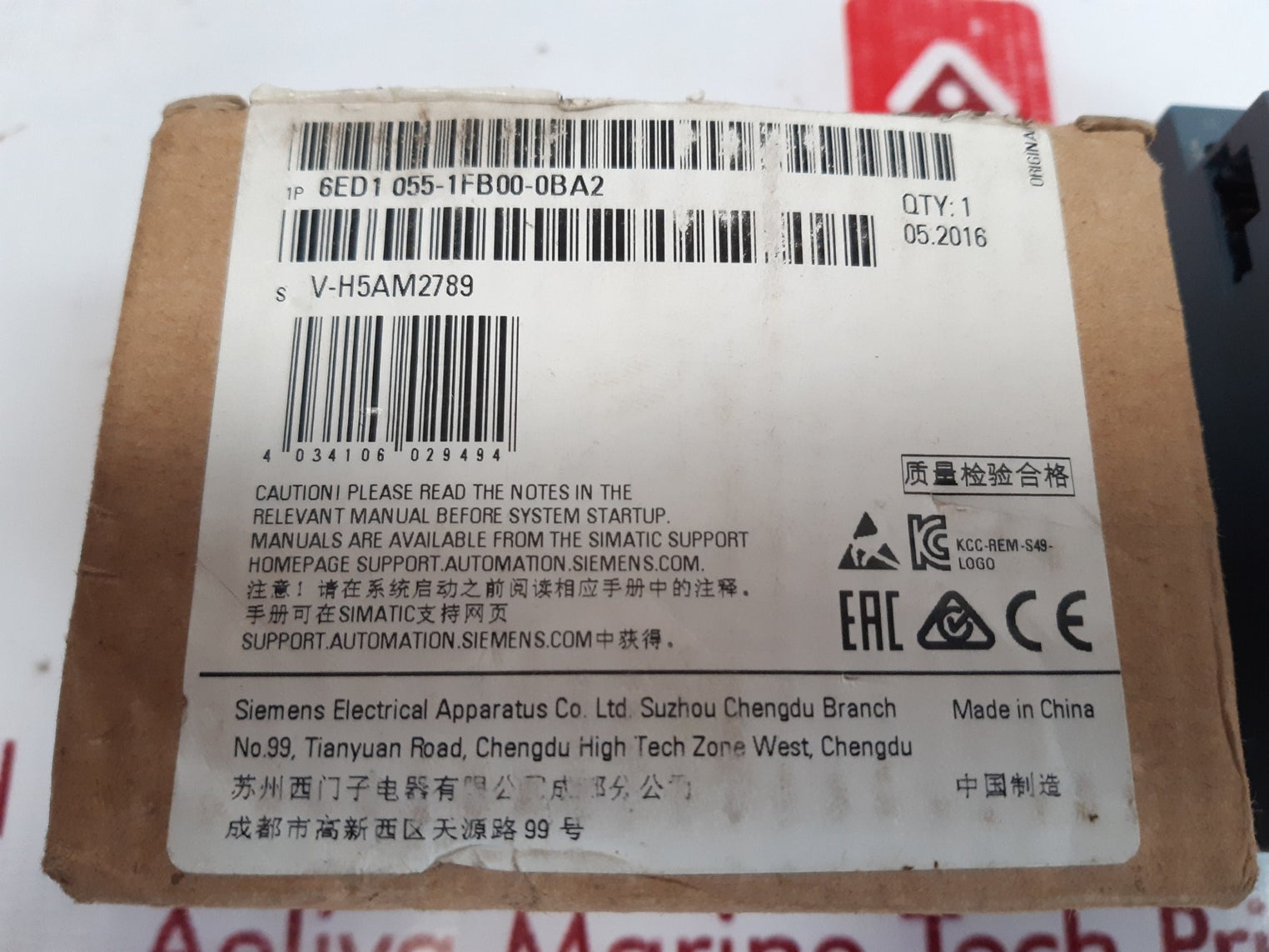 Siemens 6ed1 055-1fb00-0ba2 expansion module 