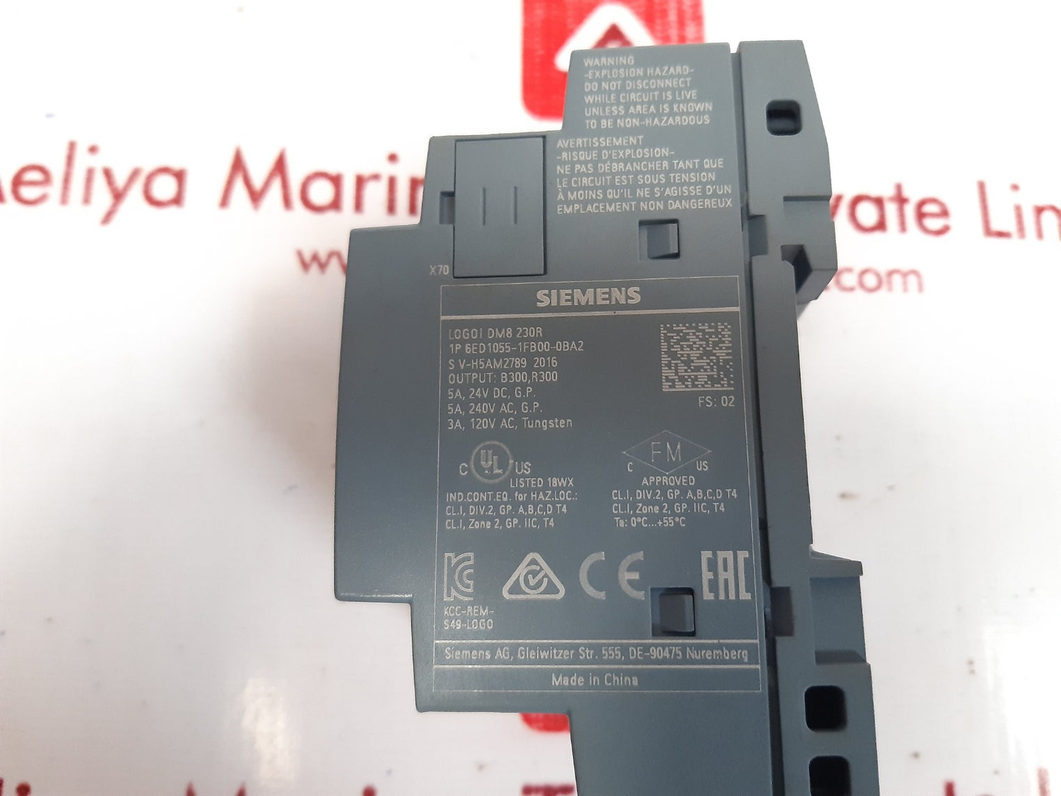 Siemens 6ed1 055-1fb00-0ba2 expansion module 