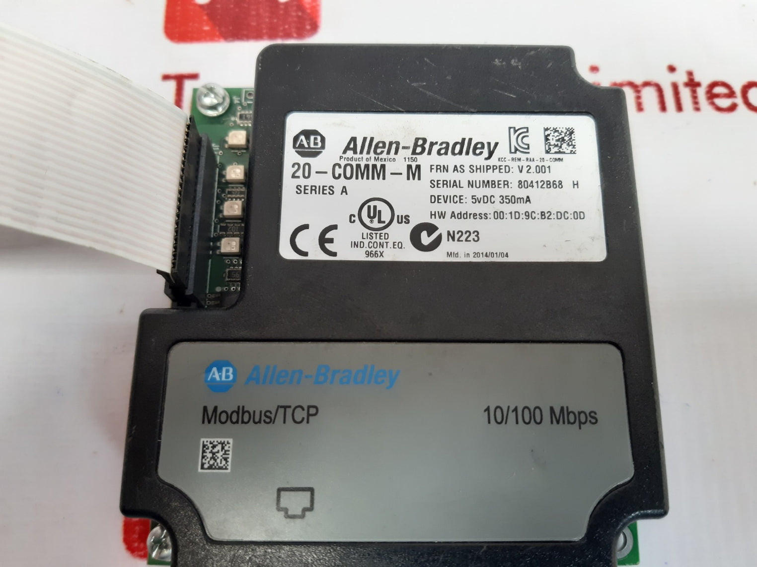 Allen-bradley 20-comm-m communication adapter 