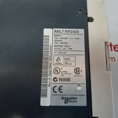 Telemecanique abl7 rp2403 power supply 