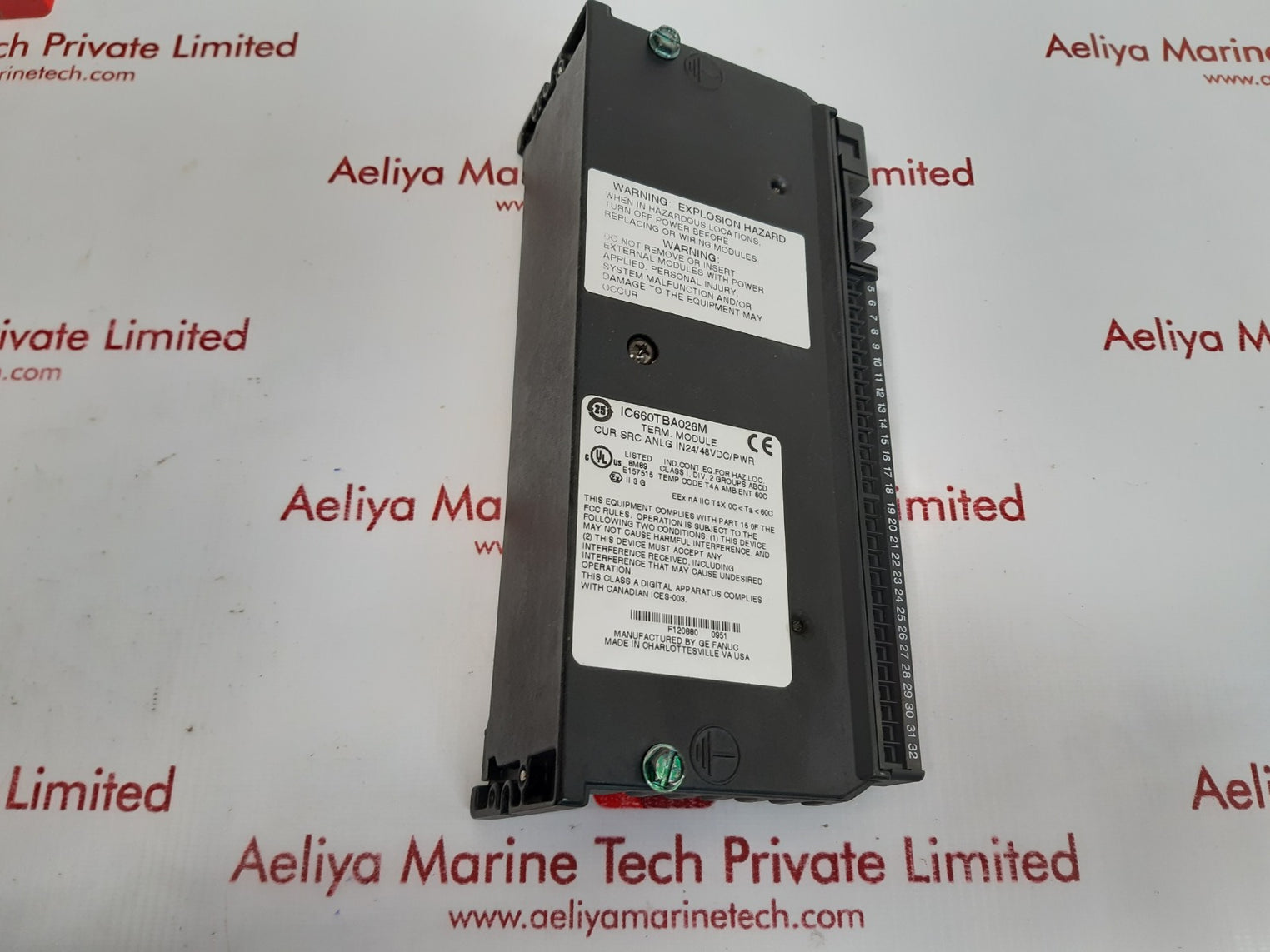 Ge fanuc ic660tba026m i/o block