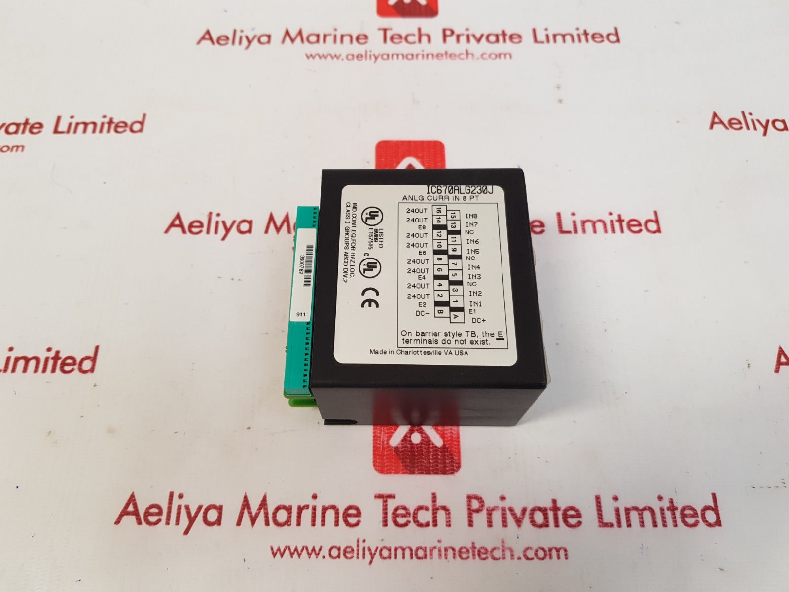 Ge fanuc ic670alg230j analog input module 
