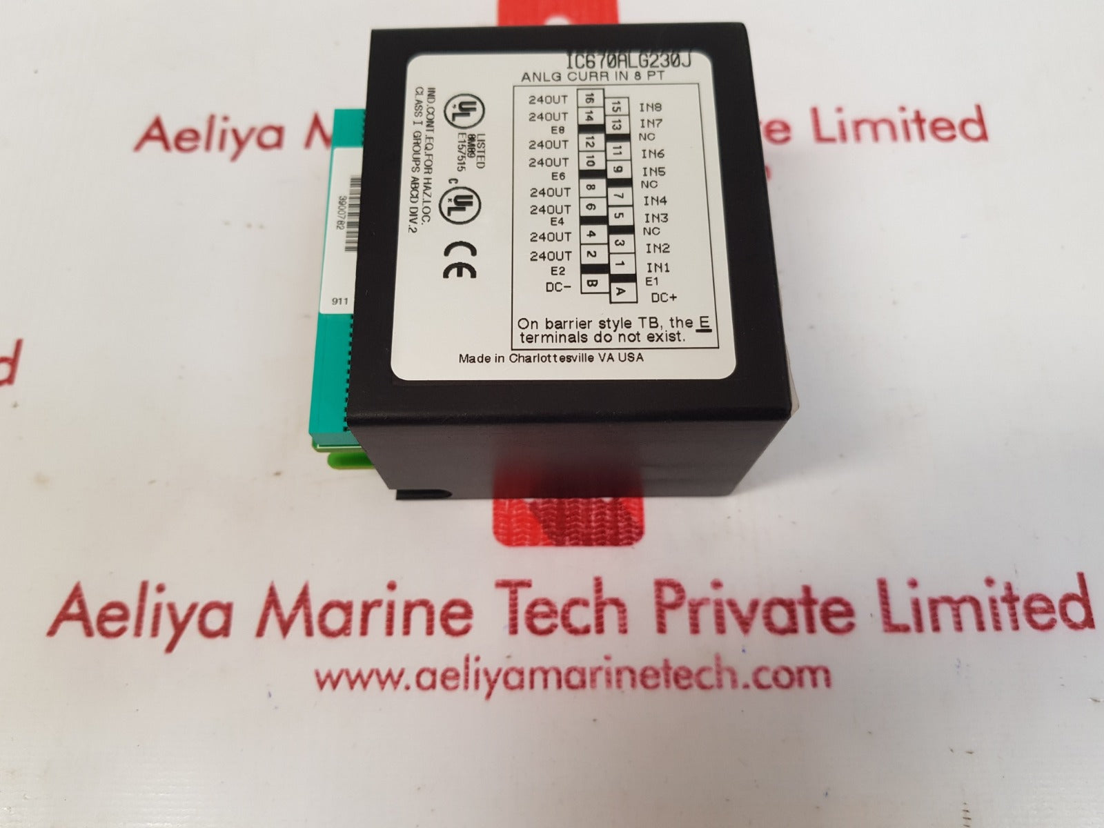 Ge fanuc ic670alg230j analog input module 