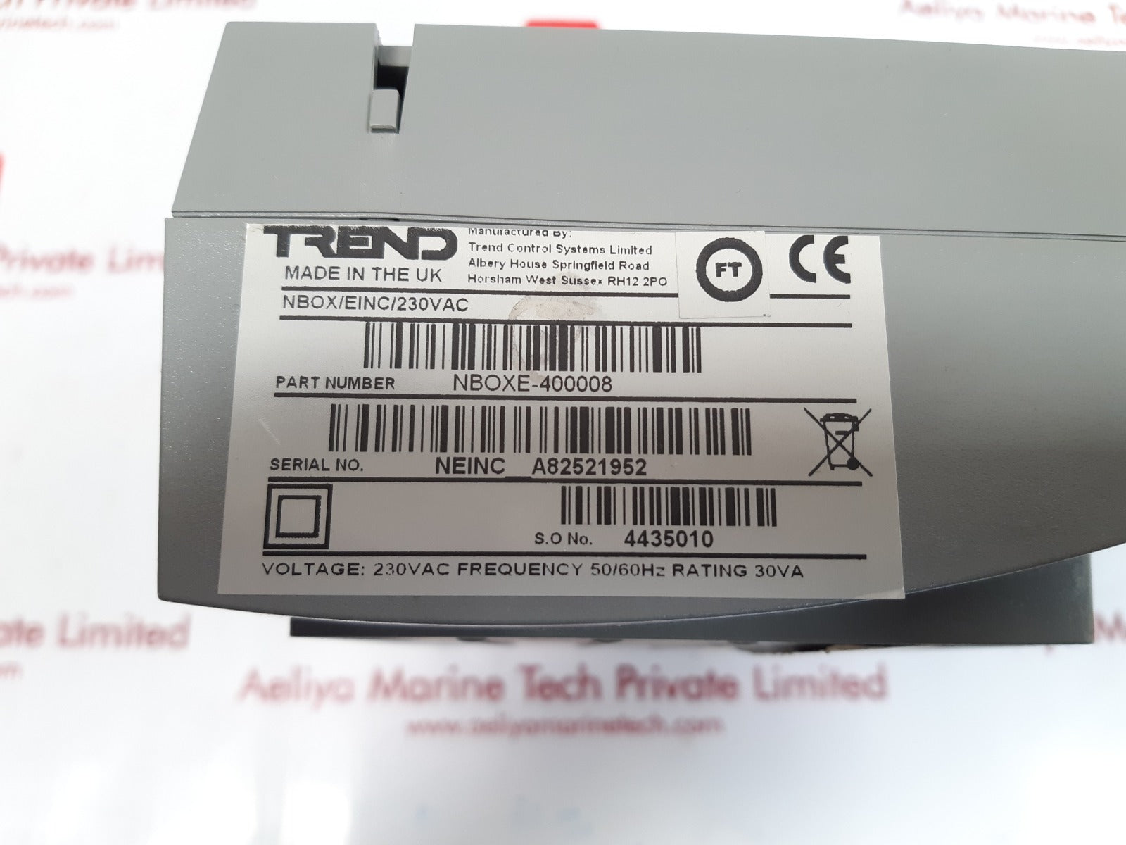 Trend nbox/einc/230vac node controller nboxe-400008