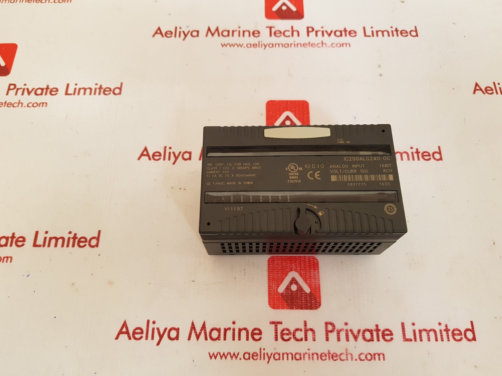 Ge ic200alg240-gc analog input module