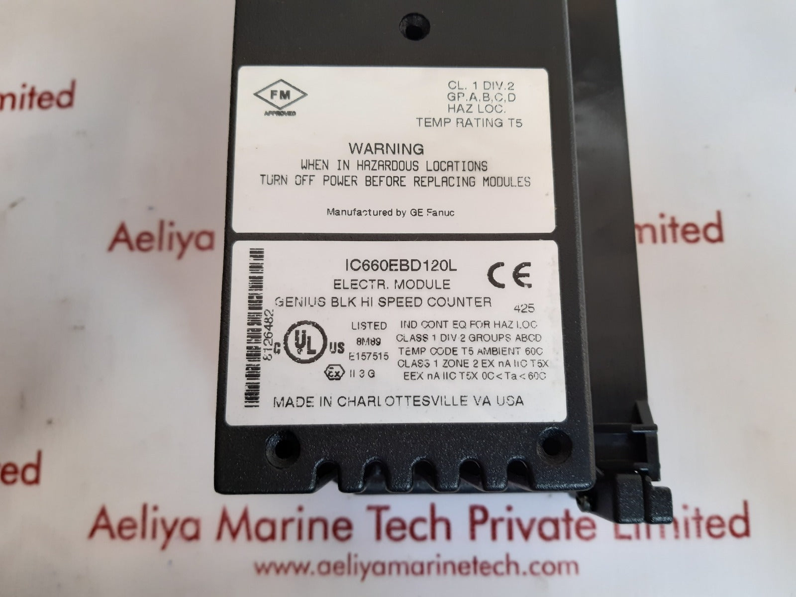 Ge ic660tbd120m terminal module