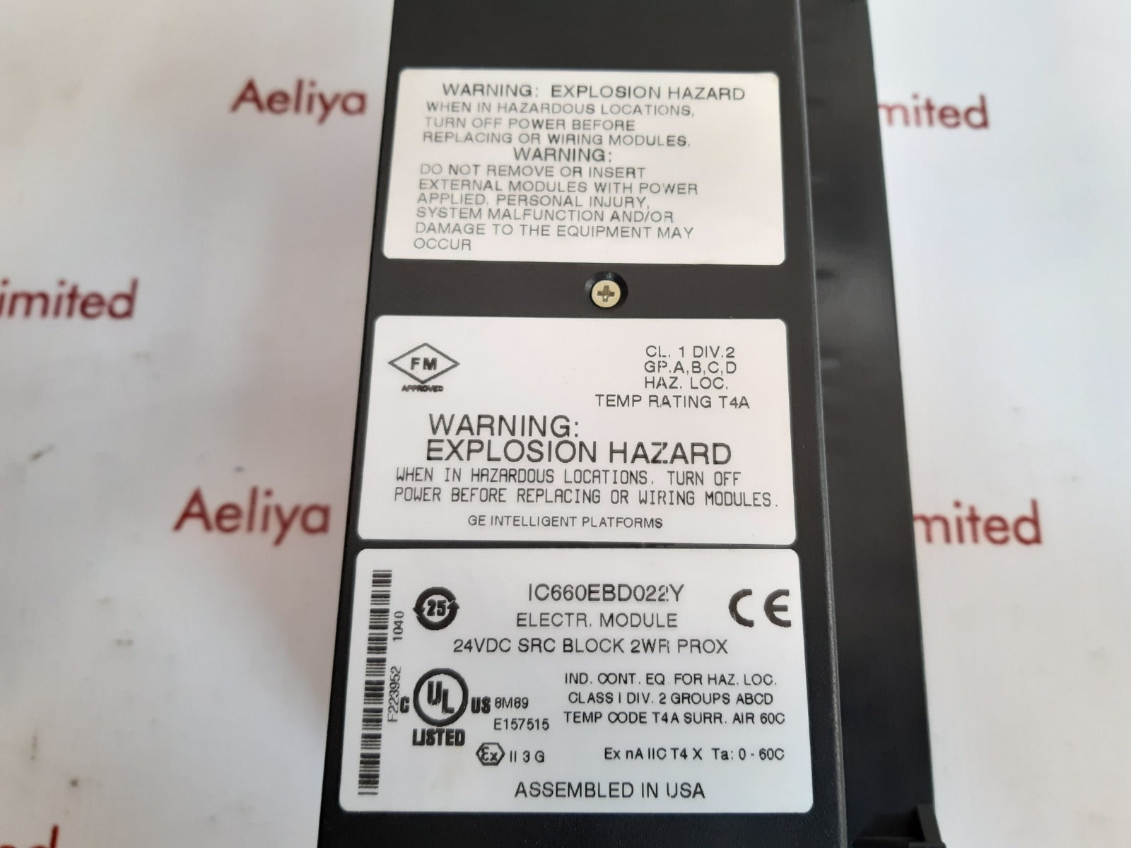 Ge ic660tbd120l terminal module
