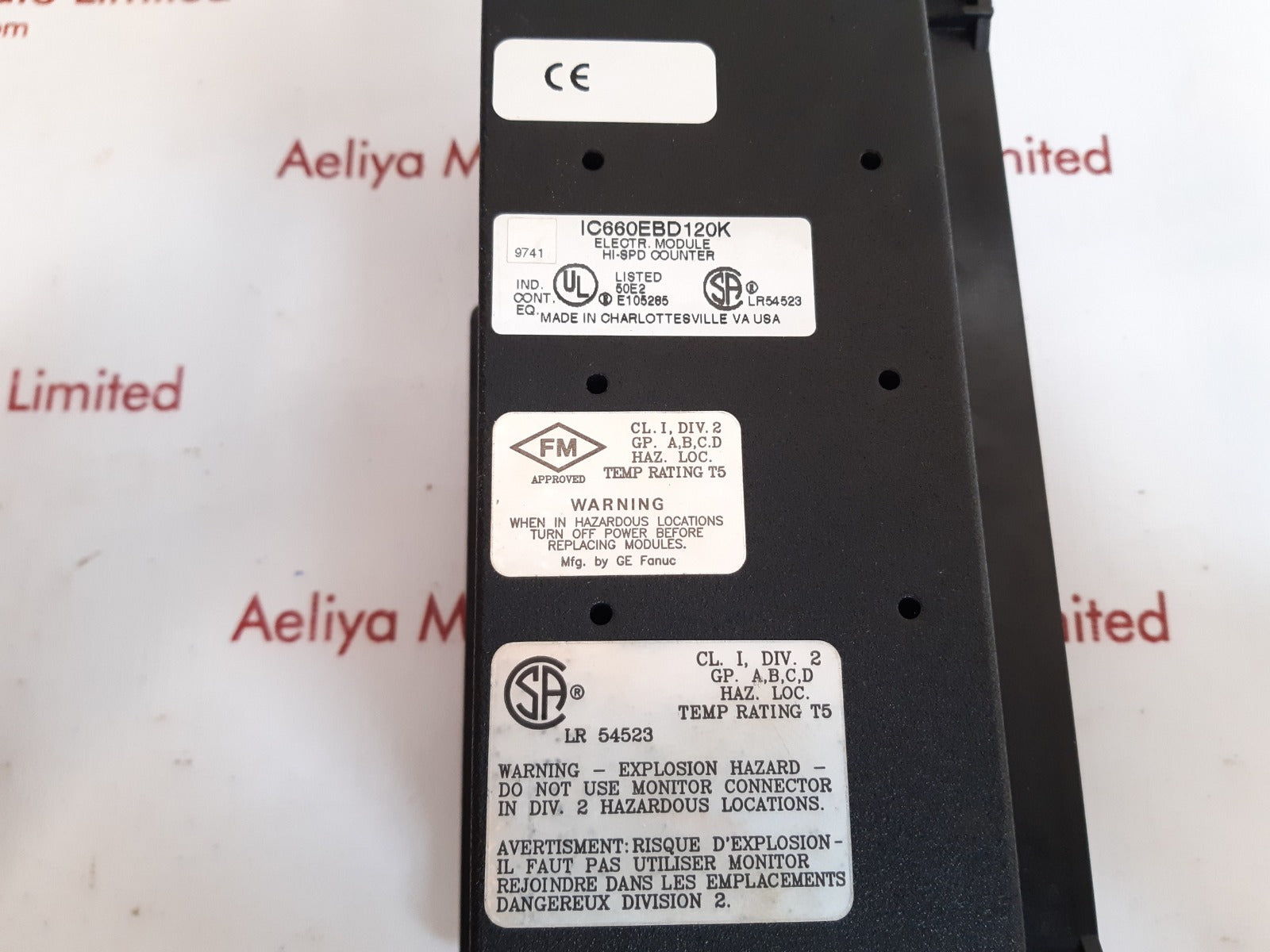 Ge fanuc ic660tbd120k terminal module  