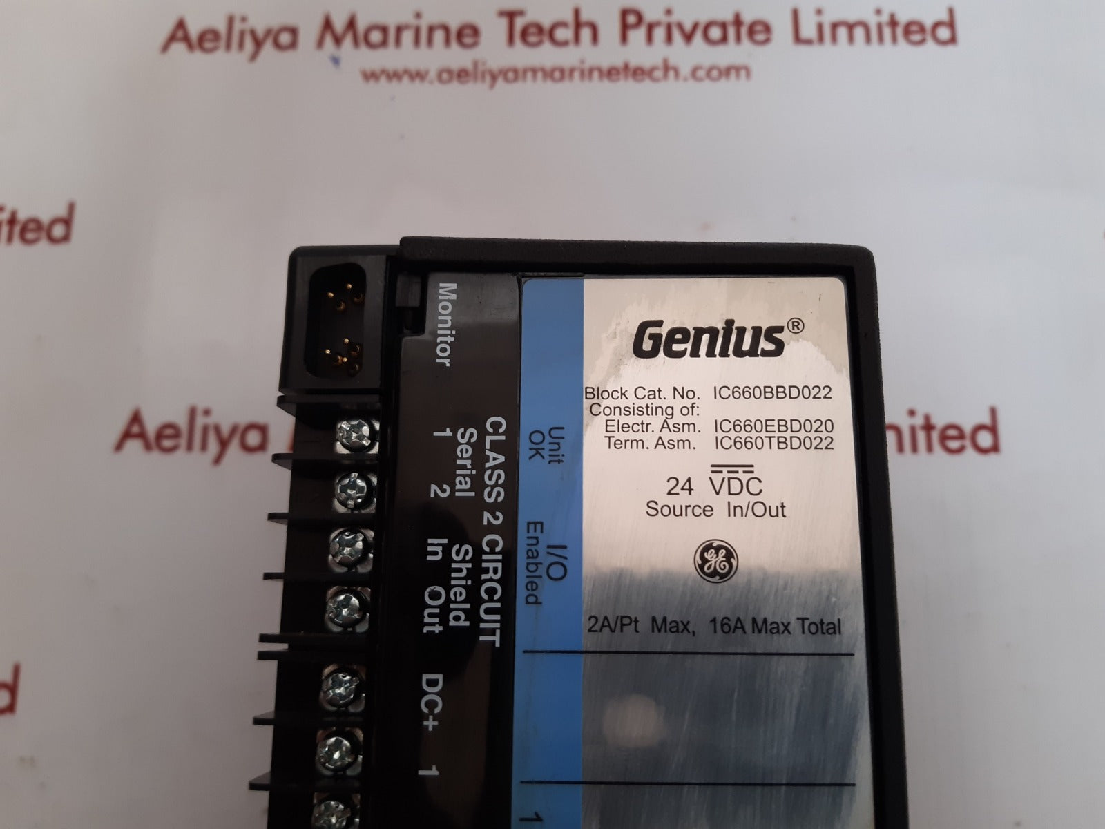 Ge fanuc ic660tbd022k terminal block