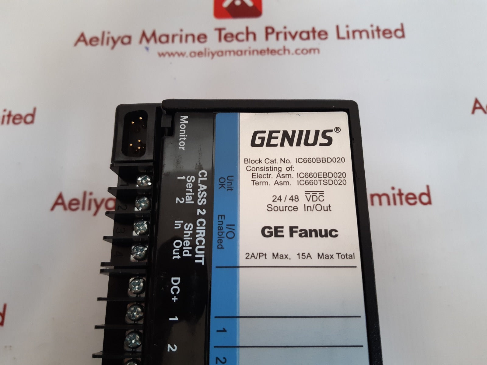 Ge fanuc ic660tsd020l genius i/o blocks 