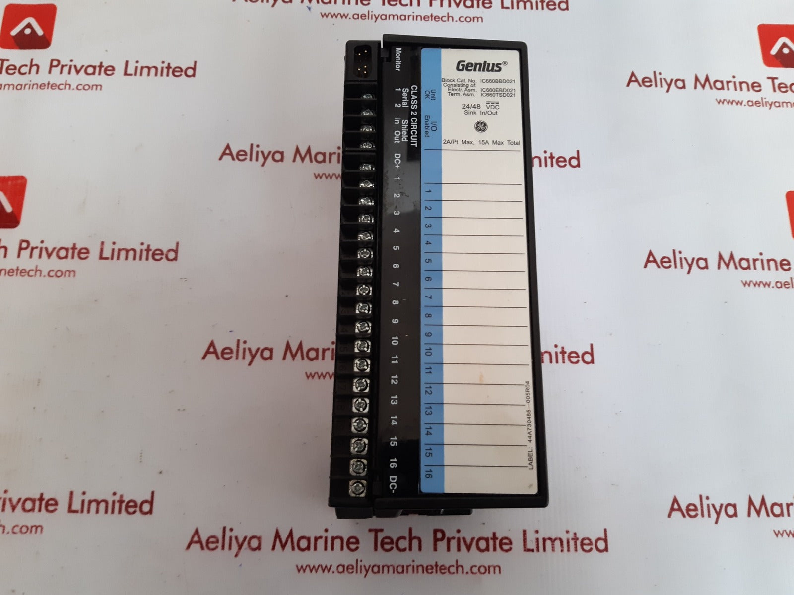 Ge ic660tsd021l terminal module 24/48 vdc 
