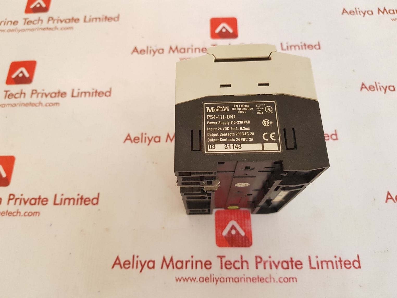 Klockner moeller ps4-111-dr1 compact plc unit 