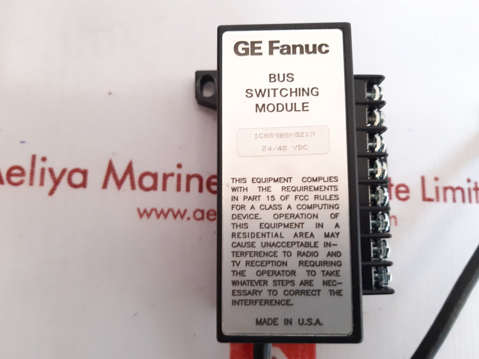 Ge fanuc ic660bsm021d genius bus switching module