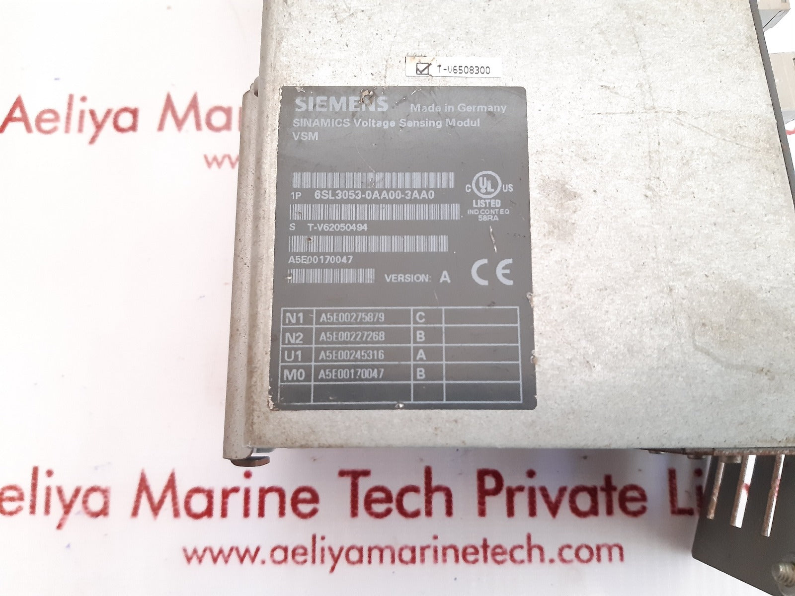 Siemens 6sl3053-0aa00-3aa0 sinamics voltage sensing module
