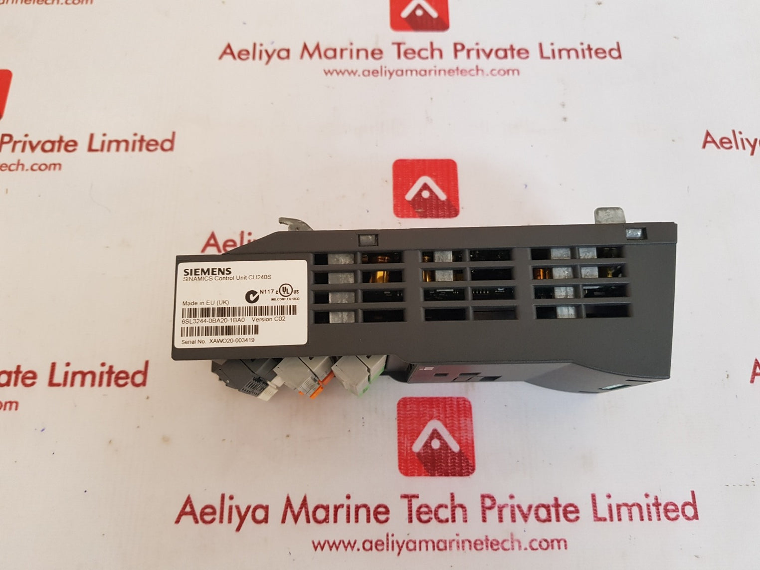 Siemens 6sl3244-0ba20-1ba0 sinamics control unit cu240s