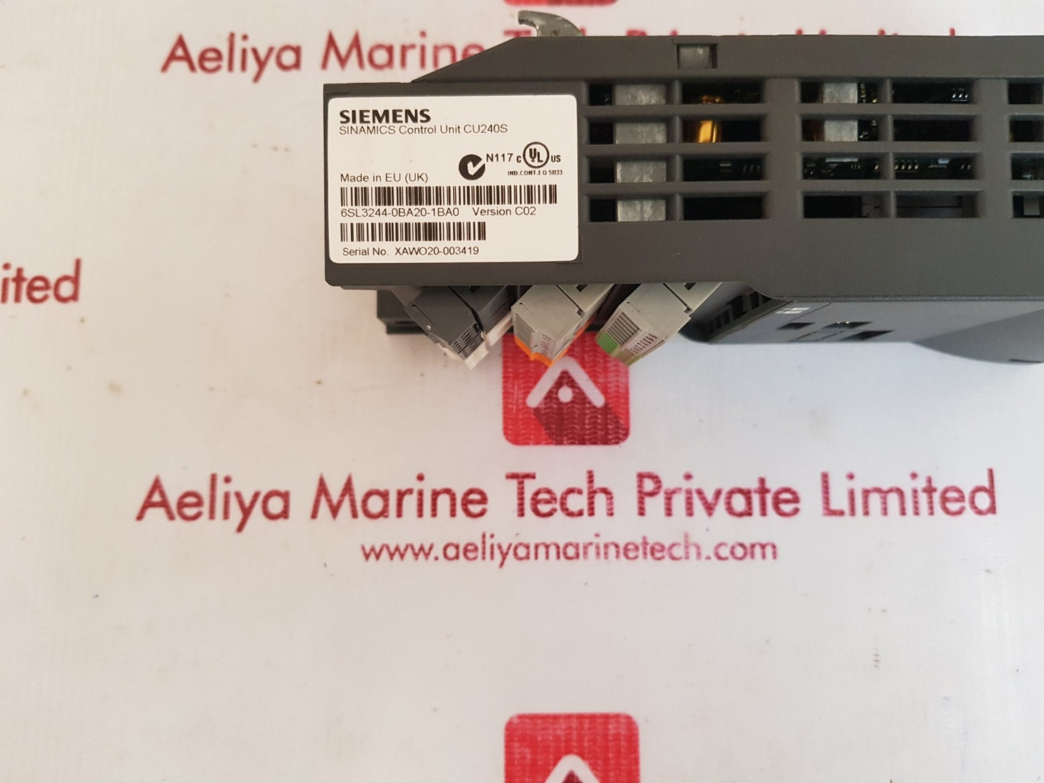 Siemens 6sl3244-0ba20-1ba0 sinamics control unit cu240s