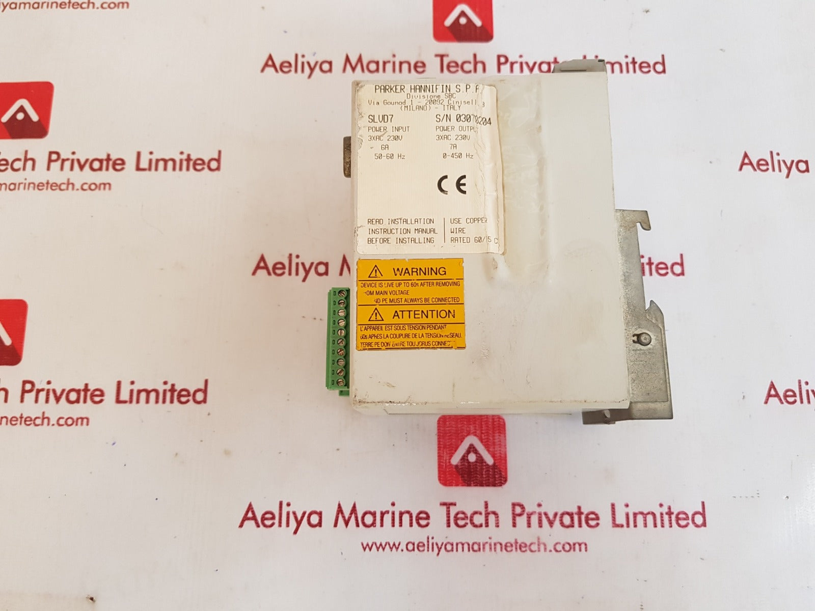 Parker slvd7 compact digital servo drive