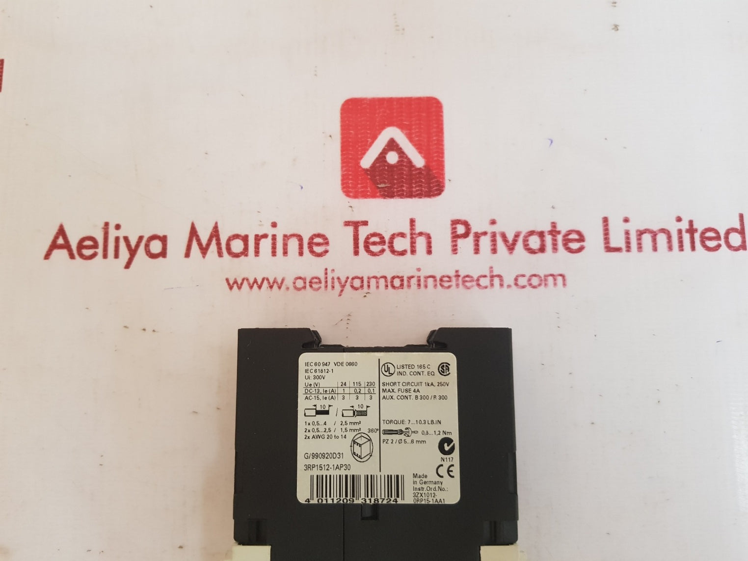 Siemens 3rp1512-1ap30 time relay