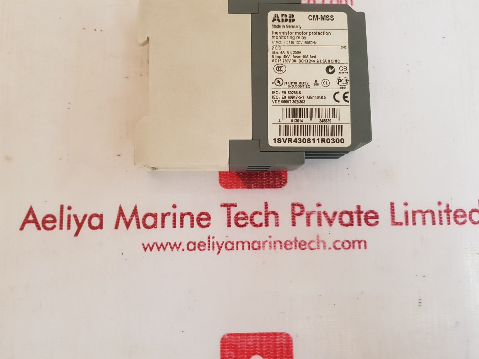 Abb cm-mss thermistor motor protection monitoring relay 1svr430811r0300 