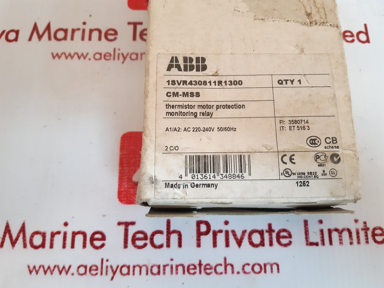 Abb cm-mss thermistor motor protection monitoring relay 1svr430811r1300 NEw