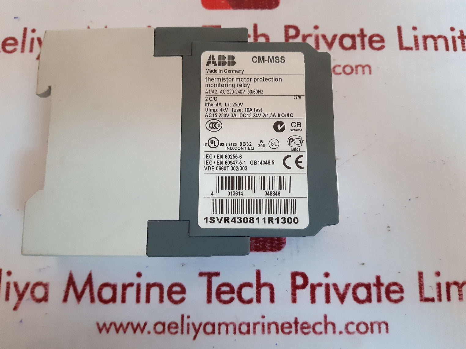 Abb cm-mss thermistor motor protection monitoring relay 1svr430811r1300 NEw