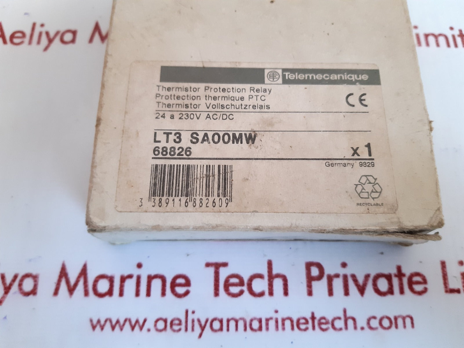 Telemecanique lt3sa00mw thermistor protection relay